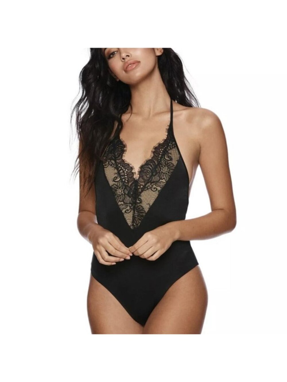 Beach Bunny Farrah 3XL Black One Piece Swimsuit B181091P